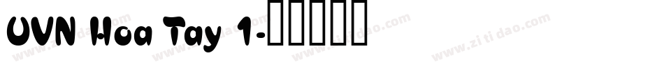 UVN Hoa Tay 1字体转换